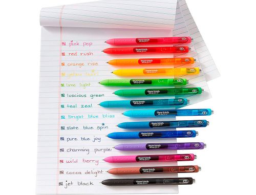 Esferografica paper mate inkjoy retratil gel pen trao 0,7 mm vermelho , Papermate , 64335 , 3501179579726